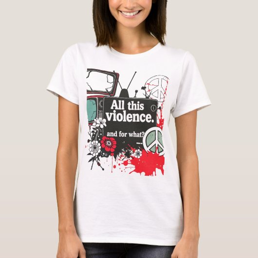 レトロ抗議声明Tシャツ – ビンテージスタイルの政治的な服 Tシャツ (正面)