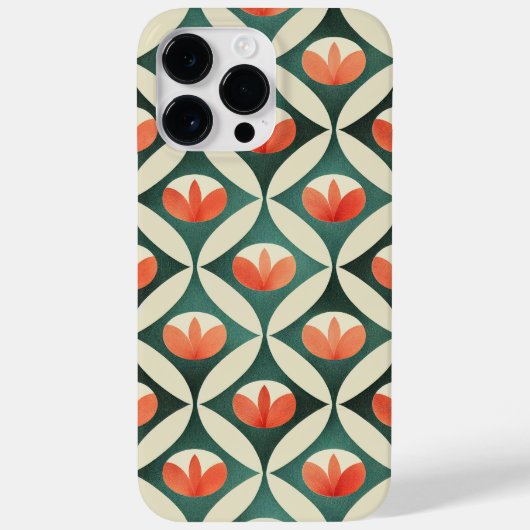 レトロ抽象パターン iPhone / iPad カース Case-Mate iPhoneケース (裏面)
