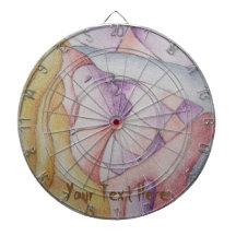 レトロ抽象美術の多彩のピンクの提起の女性