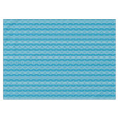 レトロ抽象芸術の白い線(青) テーブルクロス (正面(横))