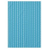 レトロ抽象芸術の白い線(青) テーブルクロス (正面)