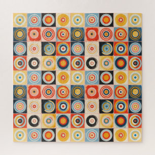 レトロ抽象芸術アートのスタイルHilma af Klint ジグソーパズル