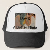 レトロ抽象芸術アートプリントカスタマイズ製品 キャップ (正面)