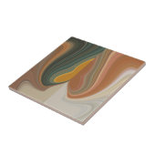 レトロ抽象芸術アートプリント タイル (側面)