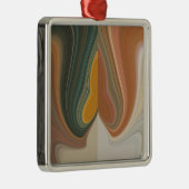 レトロ抽象芸術アートプリント メタルオーナメント (右)