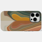 レトロ抽象芸術アートプリント Case-Mate iPhoneケース (裏面 (横))