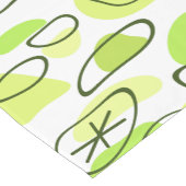 レトロ抽象芸術アートロックスチャートルーズ ショートテーブルランナー (コーナー)