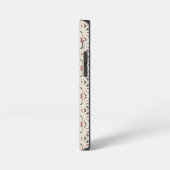 レトロ抽象芸術クロックパターン iPhoneケース (左側面)