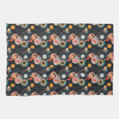 レトロ抽象芸術サークルのスタイルHilma af Klint キッチンタオル (横)