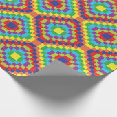 レトロ抽象芸術パターン ラッピングペーパー