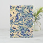 レトロ抽象芸術フラワーバタフライアートワークズガーデン シーズンカード (スタンド正面)