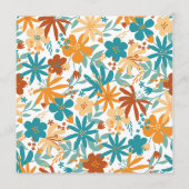 レトロ抽象芸術ブライトはっきりしたズ結婚ファンのサイン プログラム (裏面)