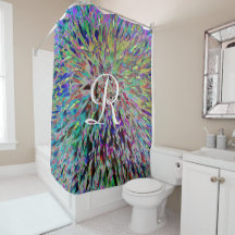 レトロ抽象芸術マクロフローラ（ホワイトモノグラム）