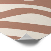 レトロ抽象芸術モチャムース01 ポスター (角)