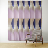 レトロ抽象芸術半円オンソフト金ゴールド タペストリー (インサイチュ)