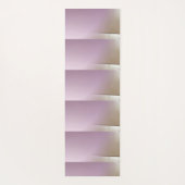 レトロ抽象芸術半円オンソフト金ゴールド ヨガマット (裏面)