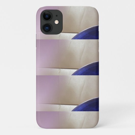 レトロ抽象芸術半円オンソフト金ゴールド Case-Mate iPhoneケース (裏面)