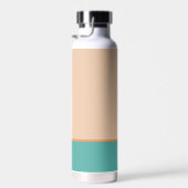 レトロ抽象芸術熱帯ビーチサーフボード ウォーターボトル (右面)