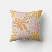 レトロ抽象芸術花 クッション (裏面)