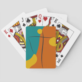 レトロ抽象芸術調和 トランプ