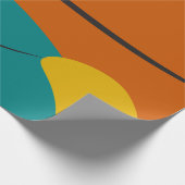 レトロ抽象芸術調和 ラッピングペーパー (角)