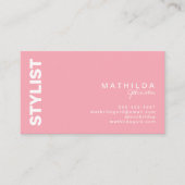 レトロ抽象芸術赤面ホワイトチェッカーボアートード  名刺 (正面)