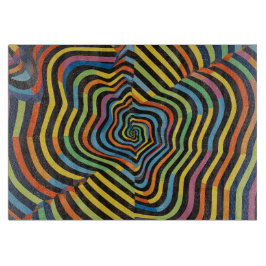 レトロ抽象芸術 カッティングボード