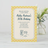 レトロ招待状 招待状 (スタンド正面)