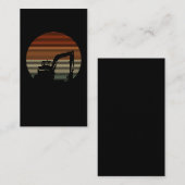 レトロ掘削機ボーイズトッドラー建築 名刺 (正面/裏面)