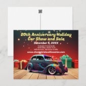 レトロ改造オートホリデーギフトはがき ポストカード (正面/裏面)