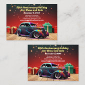 レトロ改造オートホリデーチラシ名刺 名刺 (正面/裏面)