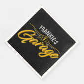 レトロ改造ネオンスタイルバイクもしくは自転車に乗る人カスタムガレージ (コーナー)