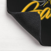 レトロ改造ネオンピンプリペスバイクもしくは自転車に乗る人カスタムガレージ マウスパッド (コーナー)