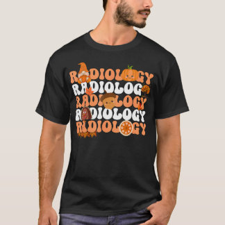 レトロ放射線医学カボチャ放射線科X線秋は Tシャツ