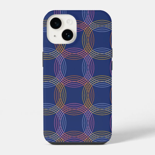 レトロ放射 iPhoneケース (裏面)
