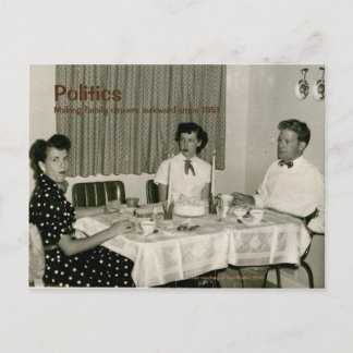 レトロ政治はがき ポストカード