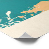 レトロ政治マップ ポスター (角)