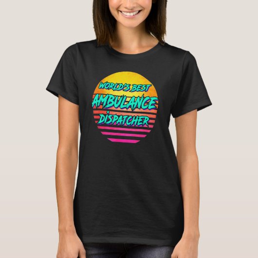 レトロ救急処置員 Tシャツ (正面)
