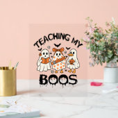 レトロ教えズマイボスハロウィーン アクリルサイン (ウェディング)