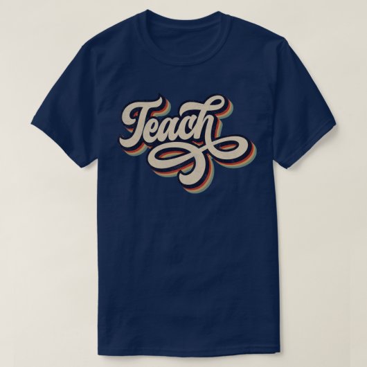 レトロ教えヴィンテージ Tシャツ (デザイン正面)