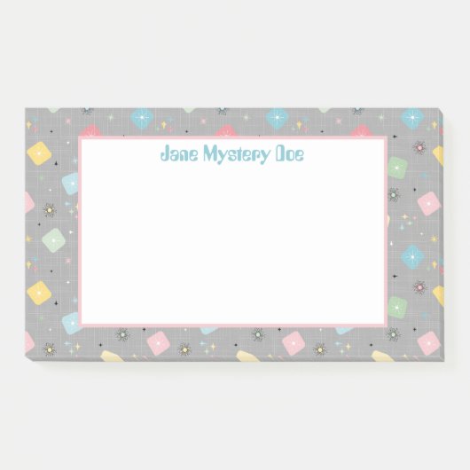 レトロ散乱原子星爆発パターン ポストイット (正面)