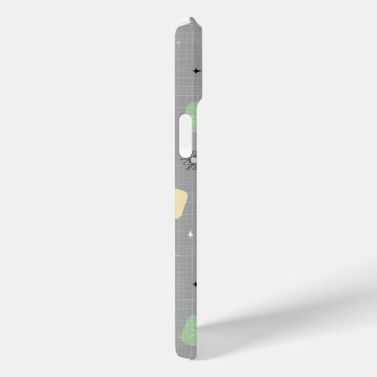 レトロ散乱原子星爆発パターン Case-Mate iPhoneケース (裏面 / 右)