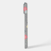 レトロ散乱原子星爆発パターン iPhoneケース (左側面)
