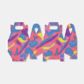 レトロ数々のカラー90s フェイバーボックス (折り畳みなし)