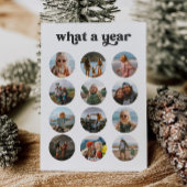 レトロ数々のフォトクリスマスカード シーズンカード