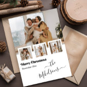 レトロ数々の写真クリスマス シーズンカード