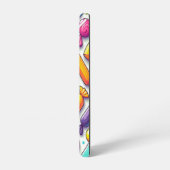 レトロ数々の色の漫画菓子 SAMSUNG GALAXYケース (左側面)