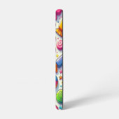 レトロ数々の色の漫画菓子 SAMSUNG GALAXYケース (左側面)