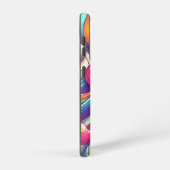 レトロ数々の色の漫画菓子 SAMSUNG GALAXYケース (右側面)