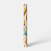 レトロ数々の色の漫画菓子 SAMSUNG GALAXYケース (左側面)